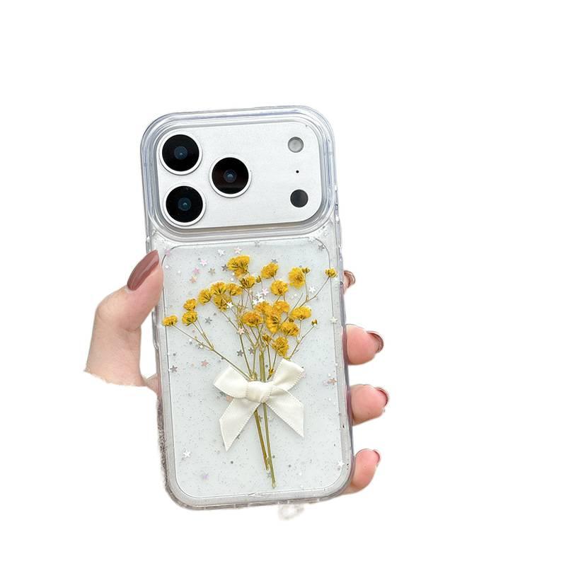 BB غطاء واقي، مقاوم للصدمات لـ iPhone 16 / 16 Plus / 16 Pro / 16 Pro Max، أصفر TPU من مادة TPU - Image 1