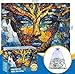 DAGIRT 500 Piece Puzzles for Adults Mosaic Tree Faced Woman Jigsaw Puzzles Stained Glass Art Puzzle Birthday for Men Women and Seniors Fun and Challenging Puzzle 205x15 in - Image 4