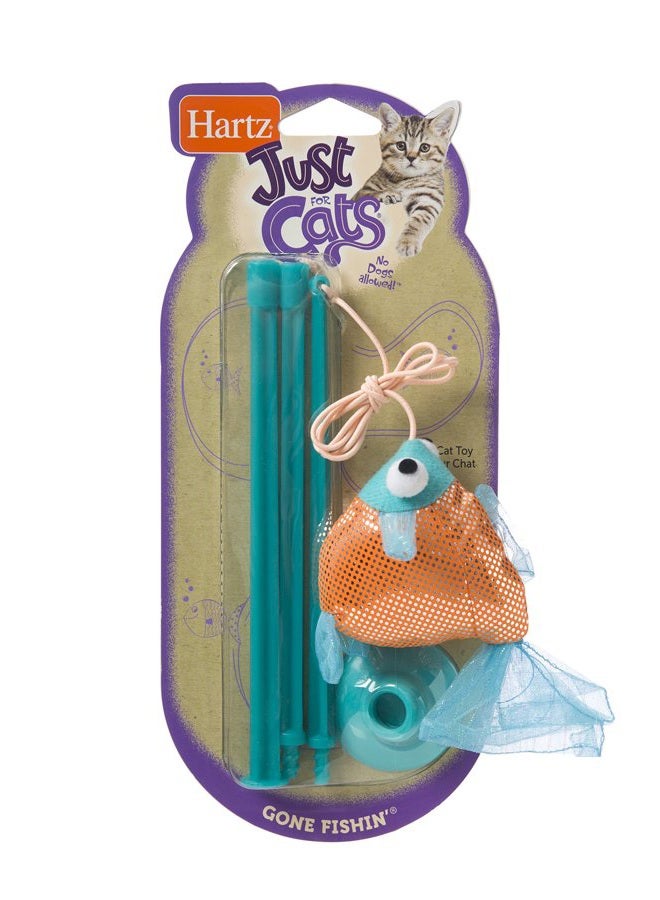 Hartz Just for Cats Gone Fishin Cat Toy | Assorted Colors | 1-Unit - Image 2