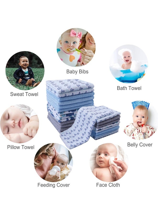 softan Baby Washcloths | Extra Soft and Ultra Absorbent Bath Towel | Great Gifts for Newborn and Infants | 24 Pack - Image 2