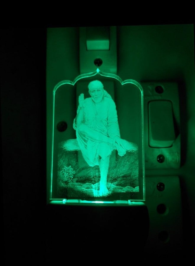 SHINDE EXPORTS Sai Baba Colour Changing LED Room Lamp (Design 1) - Image 3