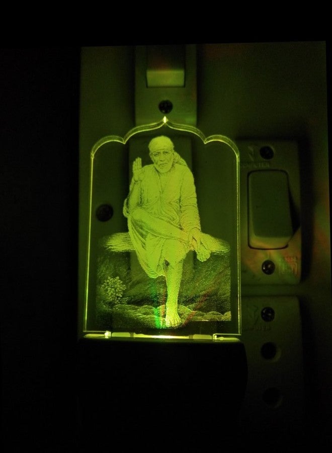 SHINDE EXPORTS Sai Baba Colour Changing LED Room Lamp (Design 1) - Image 5