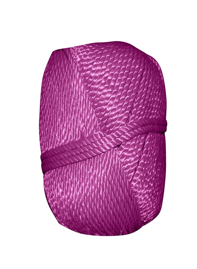 YNK 207 2.5 MM Nylon Clothing Line String, Rope for Clothes Drying, Twisted Multi Ferrous Multipurpose Outdoor Clothes Drying Wire, Travel- Friendly Rope for Cloth (Length- 50 M)- Light Pink - Image 3