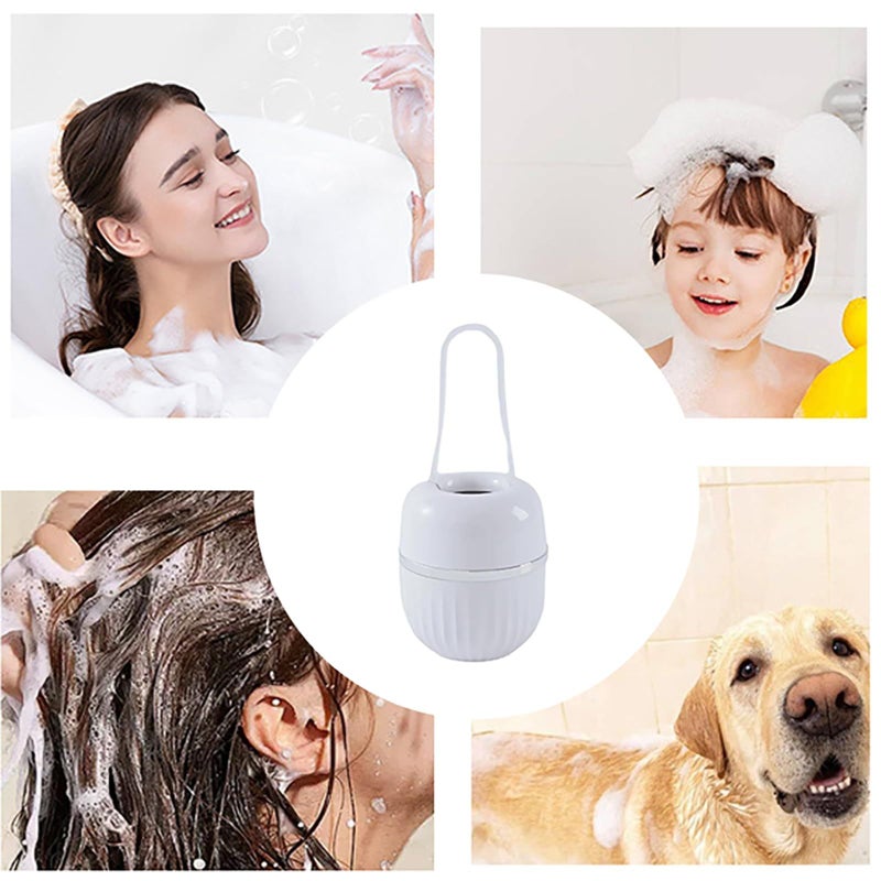 مرشح حوض الاستحمام المحمول، جهاز تنقية مياه الحوض للمراحل، للحصول على بشرة أكثر نعومة وشعر أكثر صحة، باللون الأبيض - Image 2