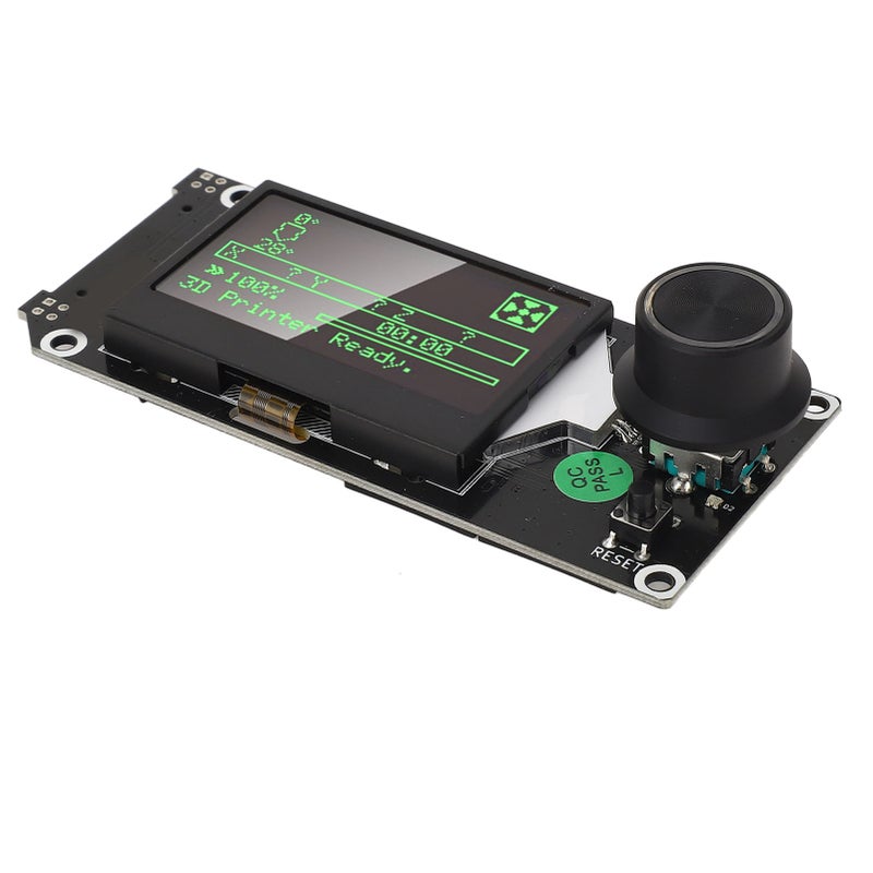 لوحة تحكم عرض ذكي رسومي LCD Mini12864 V3 لطابعة ثلاثية الأبعاد مع فتحة بطاقة تخزين وكابل - Image 3