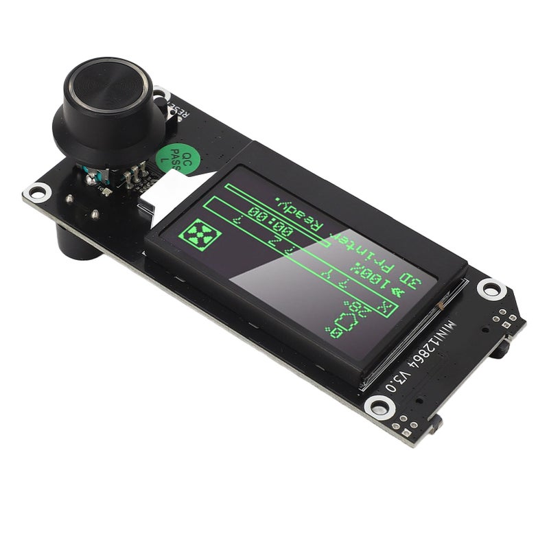 لوحة تحكم عرض ذكي رسومي LCD Mini12864 V3 لطابعة ثلاثية الأبعاد مع فتحة بطاقة تخزين وكابل - Image 4