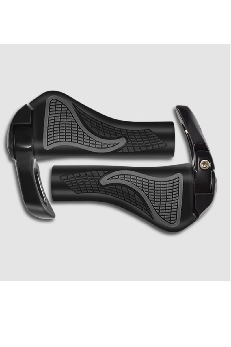 Generic 1Pair Non-slip Bike Handlebar Grips For BMX Road Mountain Bikes MTB Replacement Bicycle Handle Bar Soft Rubber  - Image 1