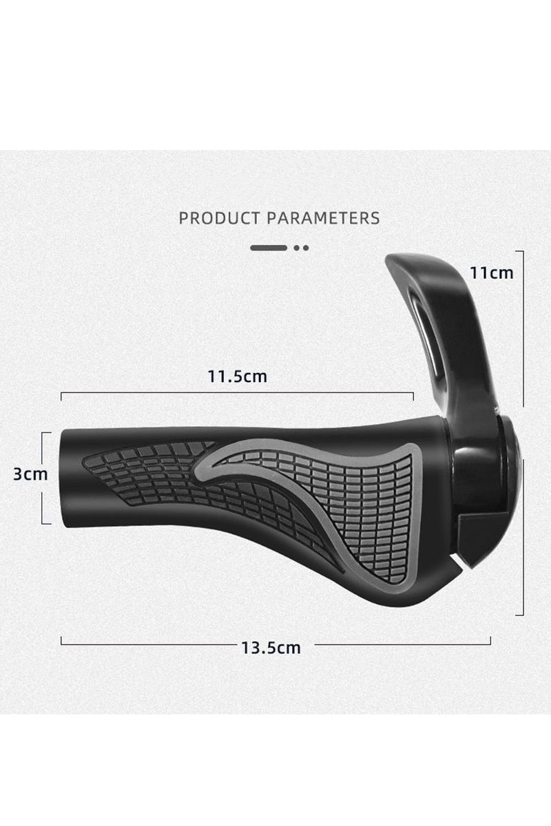 Generic 1Pair Non-slip Bike Handlebar Grips For BMX Road Mountain Bikes MTB Replacement Bicycle Handle Bar Soft Rubber  - Image 5