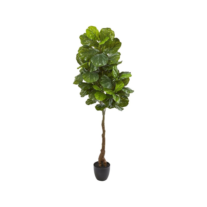 Nearly Natural 64in Fiddle Leaf Artificial Tree Real Touch