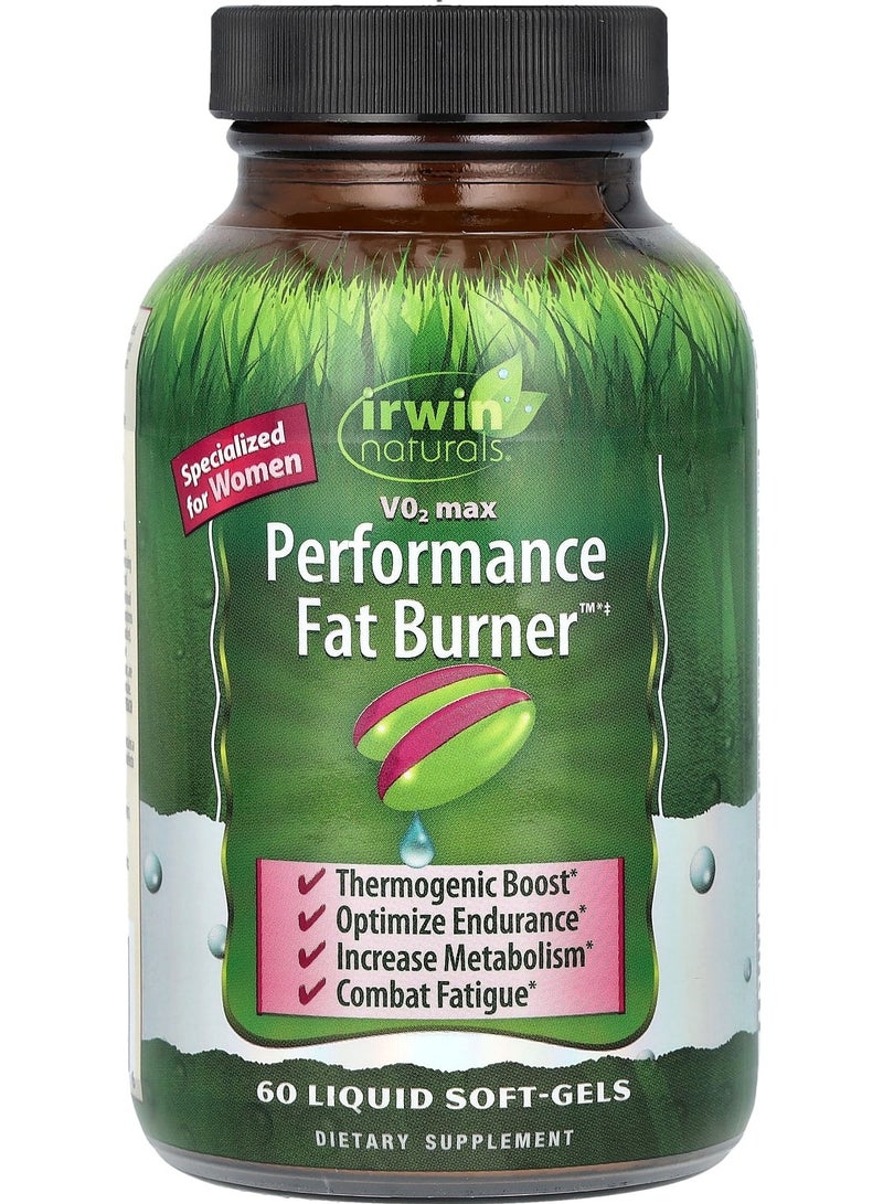 V02 Max, Performance Fat Burner, 60 Liquid Soft-Gels