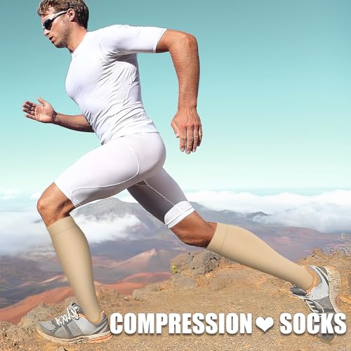Laite Hebe compression socks women&men, Nude,S/M (3 pairs) - Image 4