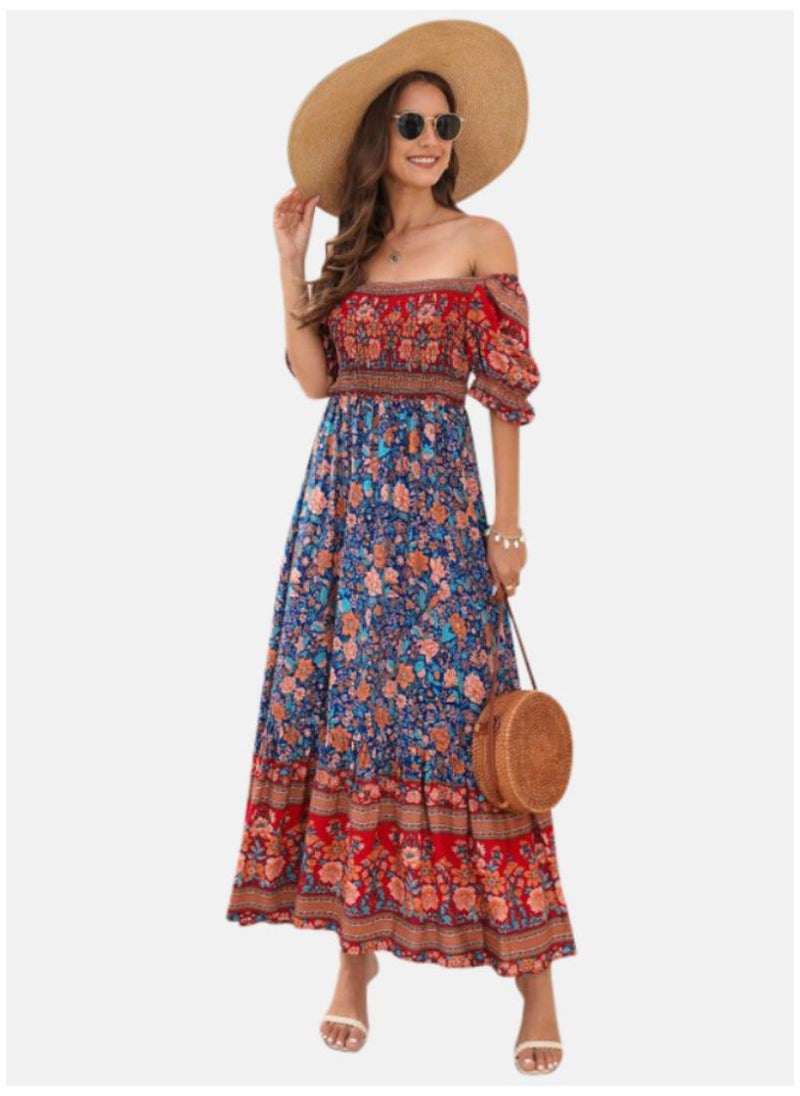 YUNIQEE Floral Print Maxi Dress - Image 3
