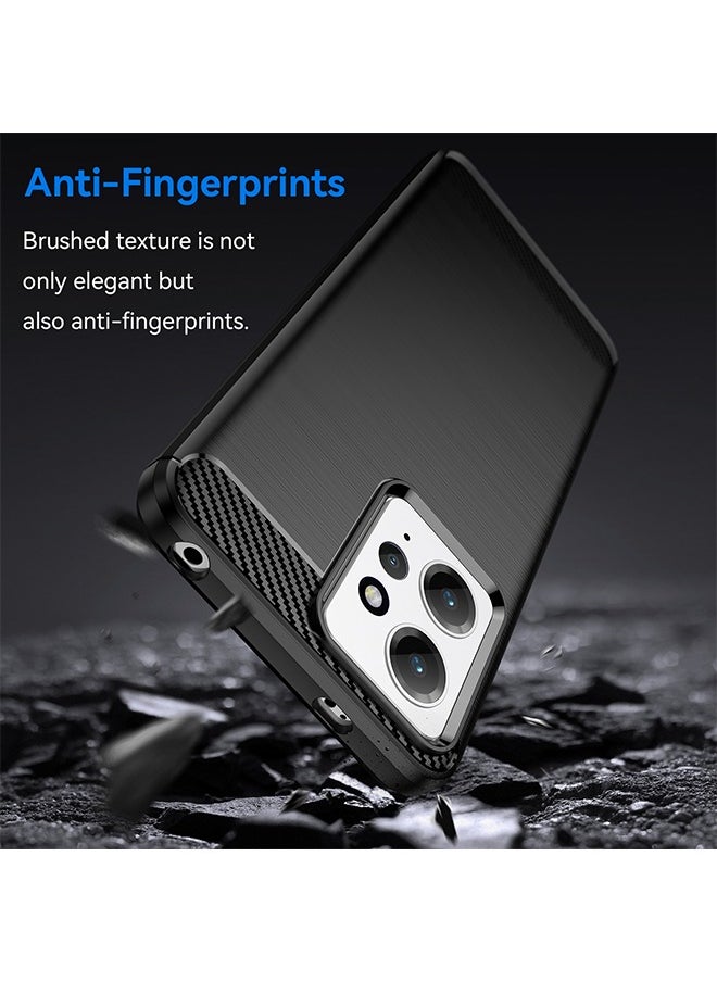 SNBFA Redmi Note 12 4G Case Cover with Soft TPU Carbon Fiber Texture Anti-Scratch Shockproof Slim Anti-Drop Bumper Back Cover Comfortable Touch shell Phone Accessory for Xiaomi Redmi Note 12 4G  - Image 5