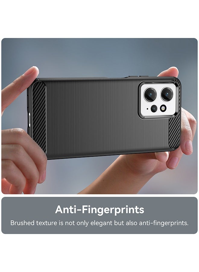 SNBFA Redmi Note 12 4G Case Cover with Soft TPU Carbon Fiber Texture Anti-Scratch Shockproof Slim Anti-Drop Bumper Back Cover Comfortable Touch shell Phone Accessory for Xiaomi Redmi Note 12 4G  - Image 4