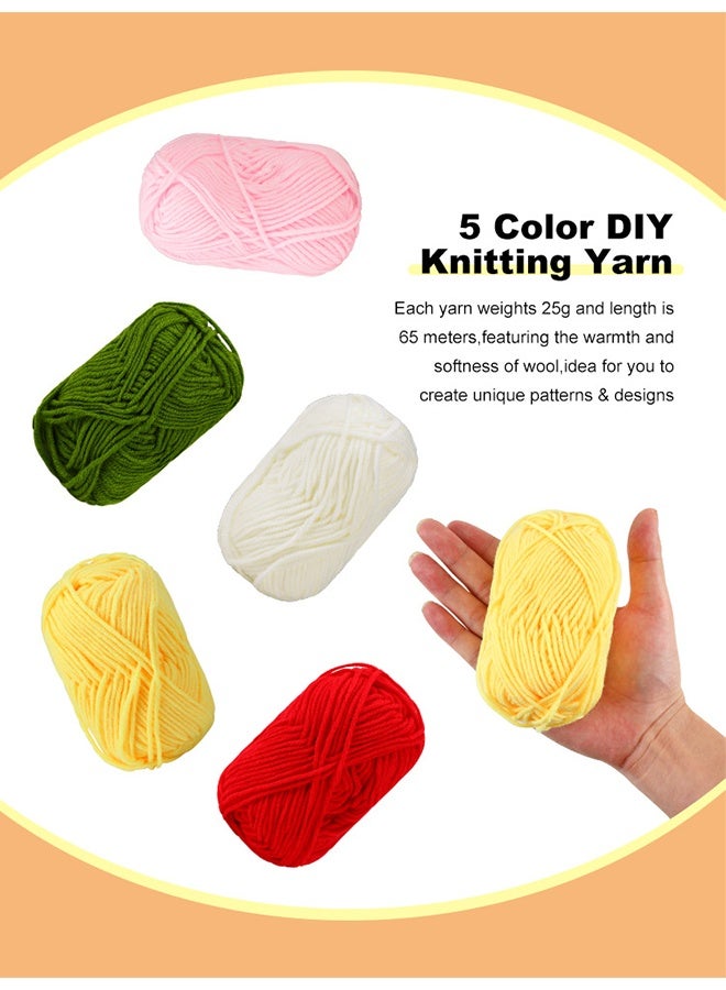 Super ZYouth 59PCS Crochet Kit with Yarn Balls & Ergonomic Hooks, Beginner Crochet Set with Tote Bag & DIY Accessories - Image 2