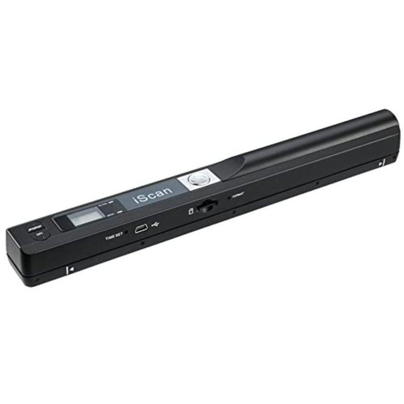 Portable Handheld Scanner Included 16G SD Card, Wand Scanner for A4 Documents Pictures Pages Texts Receipts Books Up to 900DPI, JPG/PDF Format Selection, Uploads Via USB Cable, No Driver - Image 1