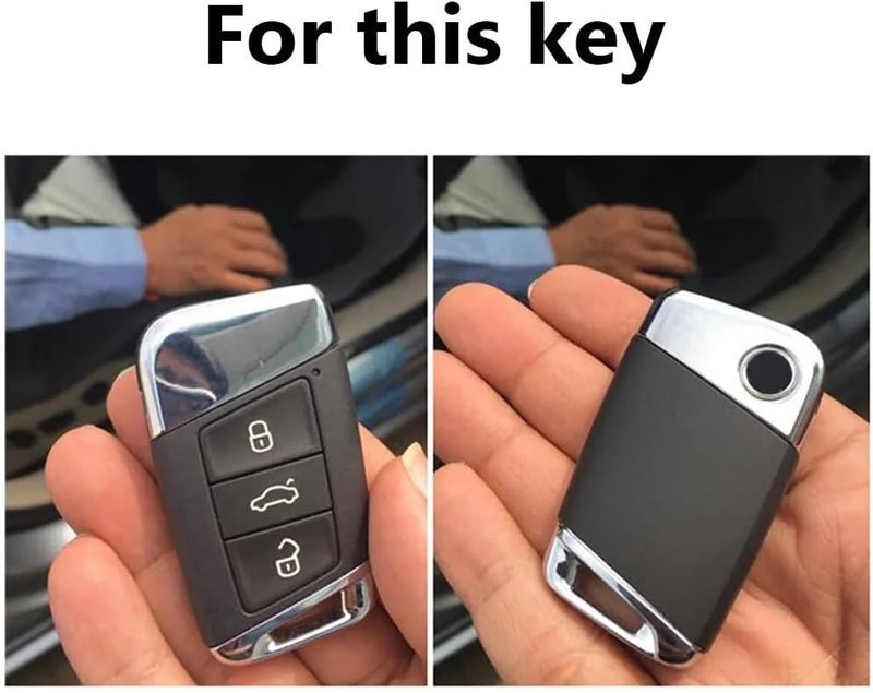 QASULER Silicone Remote Key Case Cover for VW and Skoda - Image 2