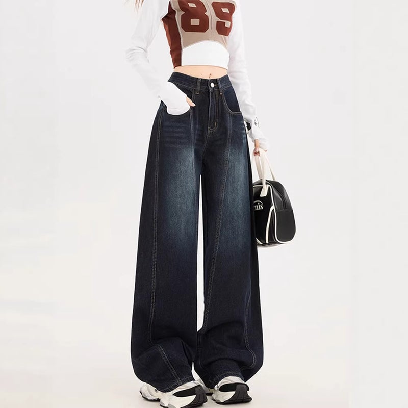 Unisex Classic Denim Jeans Loose Fit Daily Outdoor Wear - Image 4