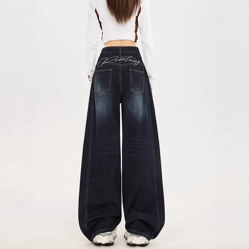 Unisex Classic Denim Jeans Loose Fit Daily Outdoor Wear - Image 5