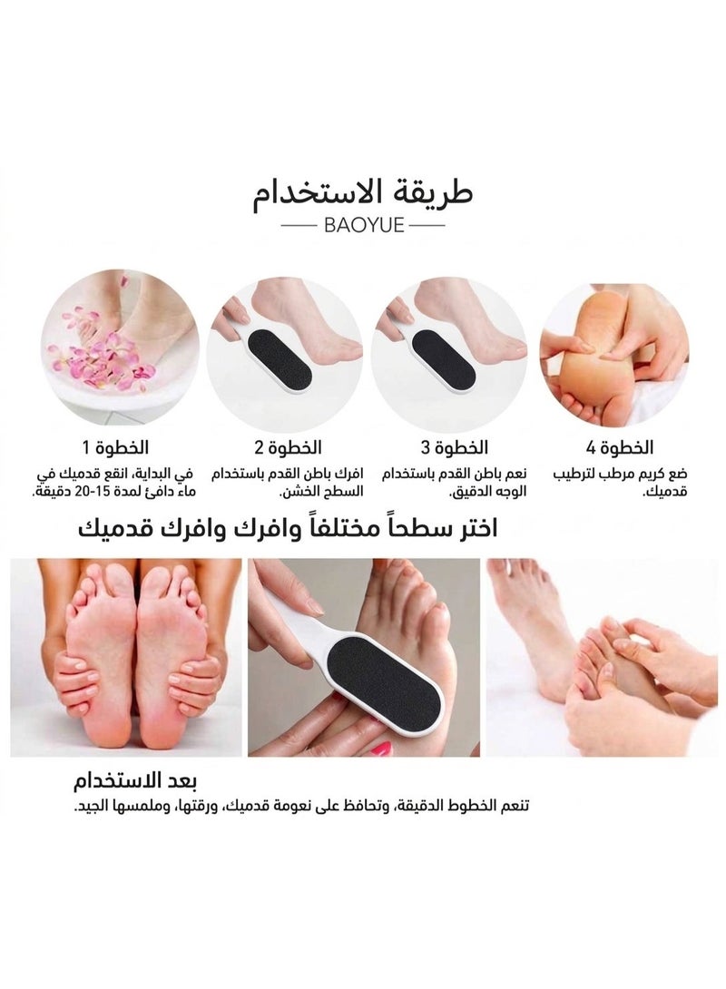 Professional foot file with coarse and fine sandpaper - Image 2
