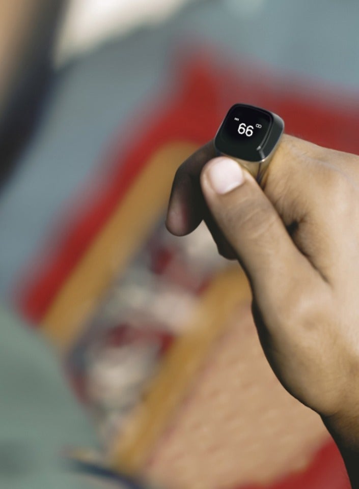 iQIBLA Smart Tasbih Zikr Ring OLED Display 0.42" Metal Smart Ring App Operated Tasbih Counter Prayer Reminder Technology 5 Prayer Time Reminders iQibla Smart Zikr Ring M02 Metal Smart Zikr Ring Long Battery Backup 18MM Silver - Image 5