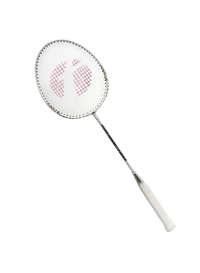 Feroc Energy 440 Aluminum Set of 2 Badminton Racket with 3 Pieces Feather shuttles with 2 Cover (White) - Image 3