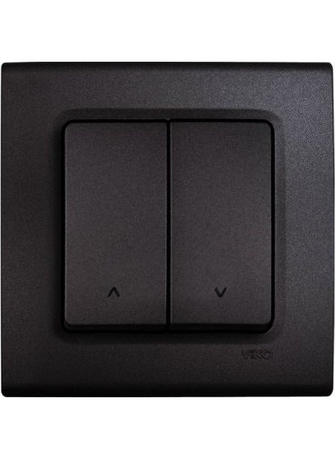 Viko Linnera Life Series Night Black Blinds with Remote Control Frame 