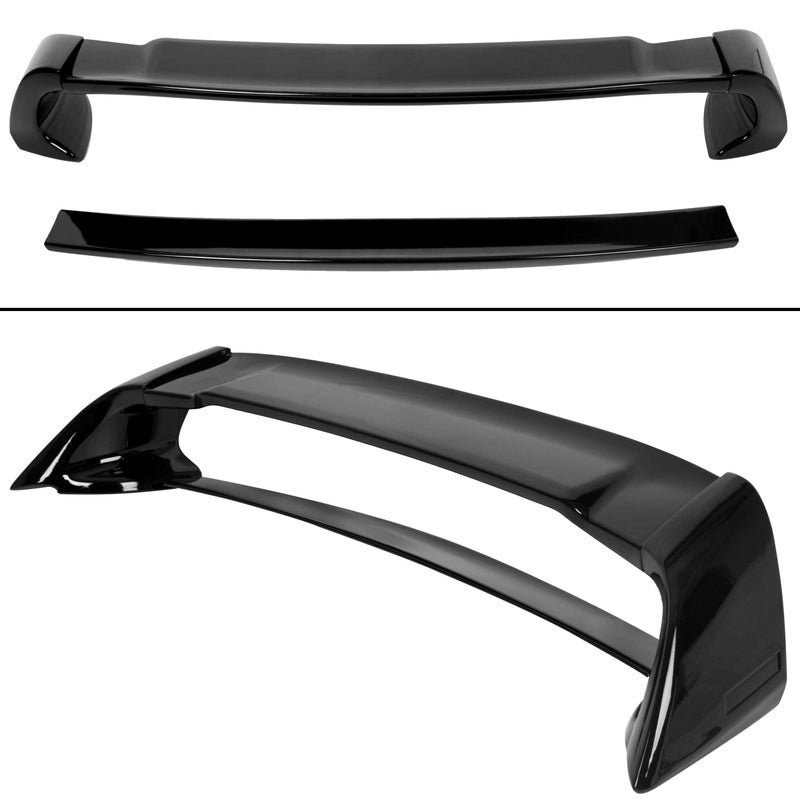 ECOTRIC Rear Trunk Spoiler Wing Compatible with 2006-2011 Honda Civic 4 Door Sedan ABS Trunk Spoiler Wing Painted Gloss Black - Image 5