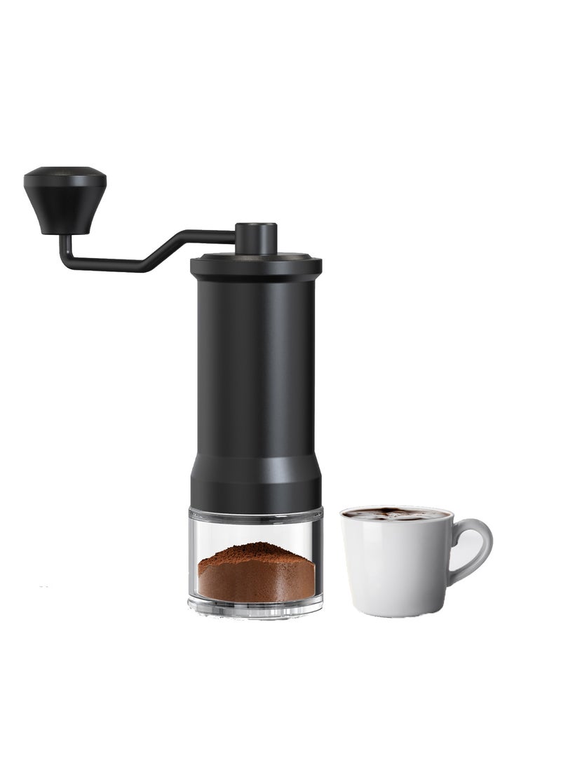 LePRESSO Handheld Burr Grinder with 35g Capacity & Perfect Grip / Premium Stainless Steel Material / High Precision Grinding / Cleaning Brush Includes - Black - Image 1