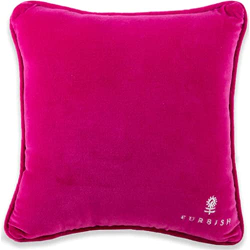 FURBISH Needlepoint Decorative Throw Pillow - Mom I Am a Rich Man - 10" x 10" - Small Embroidered Accent Pillow for Bed, Chair, Couch, Sofa - Eclectic Home Decor - Image 2