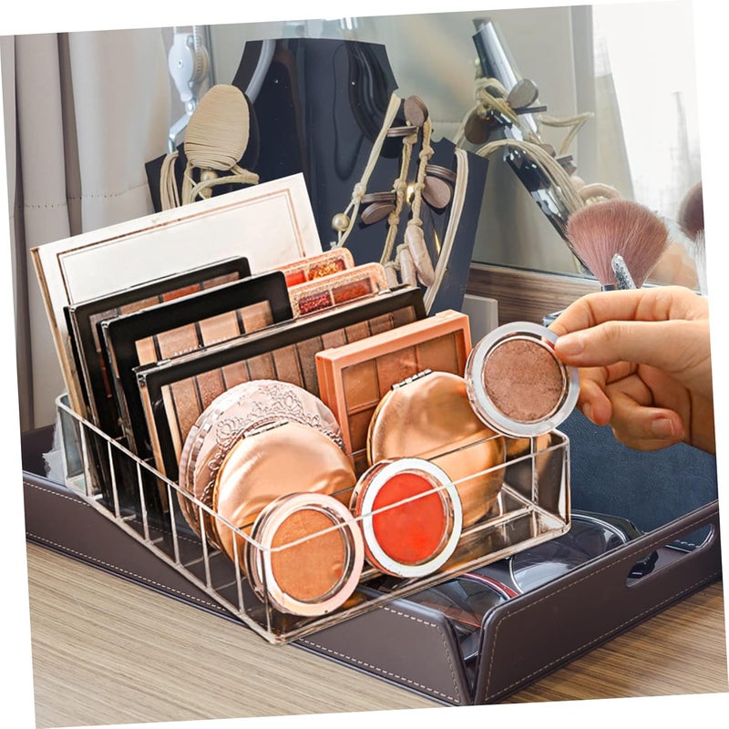 Post-order arranged dispatch Ipetboom Acrylic Eyeshadow Palette Organizer Transparent Makeup Storage with Compartments Practical Cosmetic Organizer for Easy Access Stylish Home Wear Resistant Design All storage space compatible Transparent body Stain resistant Individual & group usable One piece build On-demand local restock General compatible practical design Simple multi-feature universal build Modern versatile shape Durability boost selected material Local inventory listed item Various fittings Light durable upgraded substance Affordable trusted craftsmanship Extra part combo compatible Season change compatible build Licensed warehouse stored goods All need matching options All-round well-engineered practical build Pre-sale confirmed stock Safe approved storage space Wear resistant upgraded material Secure equipped warehouse Widely used design - Image 4