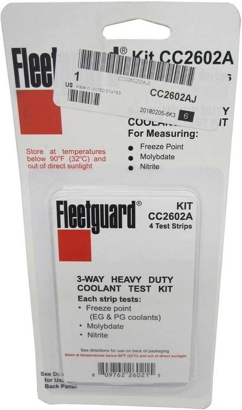 Fleetguard Coolant Analysis Test Kit CC2602A - Image 1