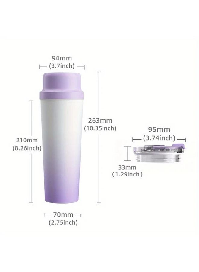 Gradient Green Portable 304 Stainless Steel Juicer Cup 21 98oz Large Capacity USB Charging - Image 3