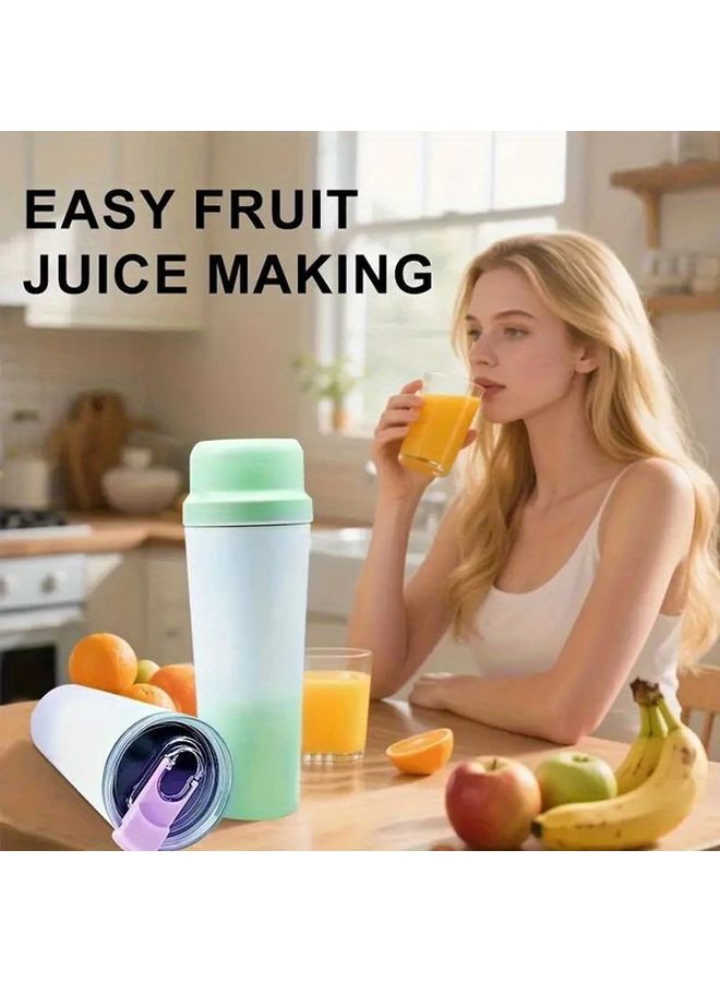 Gradient Green Portable 304 Stainless Steel Juicer Cup 21 98oz Large Capacity USB Charging - Image 5