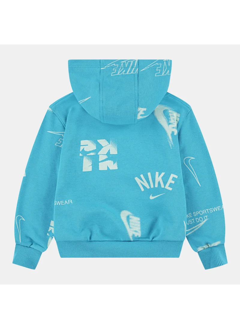 Nike Kids' Club Brand Energy Allover Print Hoodie
