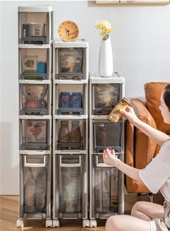 Living Narrow Storage Drawers Kitchen Crevice Storage Cabinet