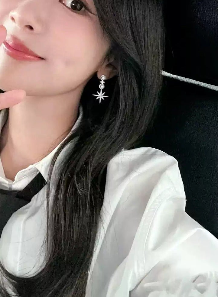 MONACO Meteor and round pendant earrings - Image 4