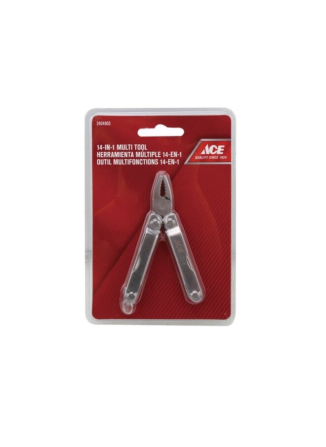 ACE - 14-In-1 Multi Tool Silver - Image 1