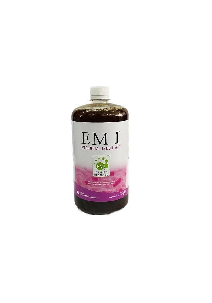 EM-1 مضاف ميكروبي - مُحسِّن عضوي للتربة وسماد حيوي للنباتات والحدائق 1 لتر - Image 2