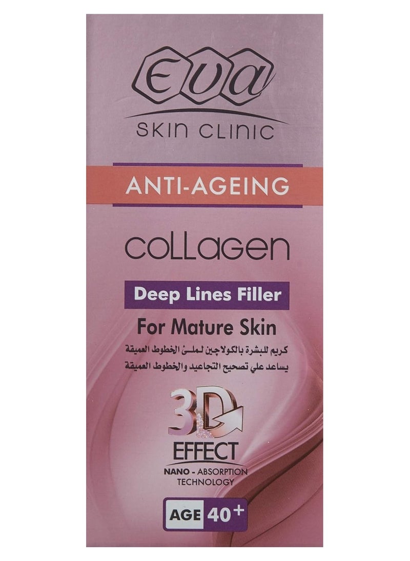 Eva - Skin Clinic Collagen Deep Lines Filler Multicolour 50ml - Image 1