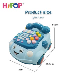 HIPOP Baby Toys with Light and Music,Baby Phone Musical Car Toy,Early Sounding Educational Toy for Baby  - Image 5