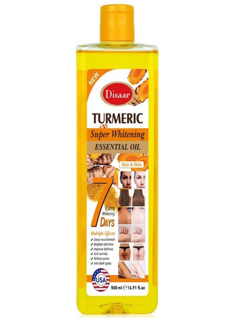 Disaar Turmeric Super Whitening Essential Oil 500 ml - Image 1