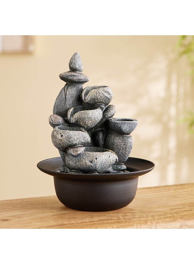 Home Box Modern Fountain with LED Light for Home Decor - Image 1