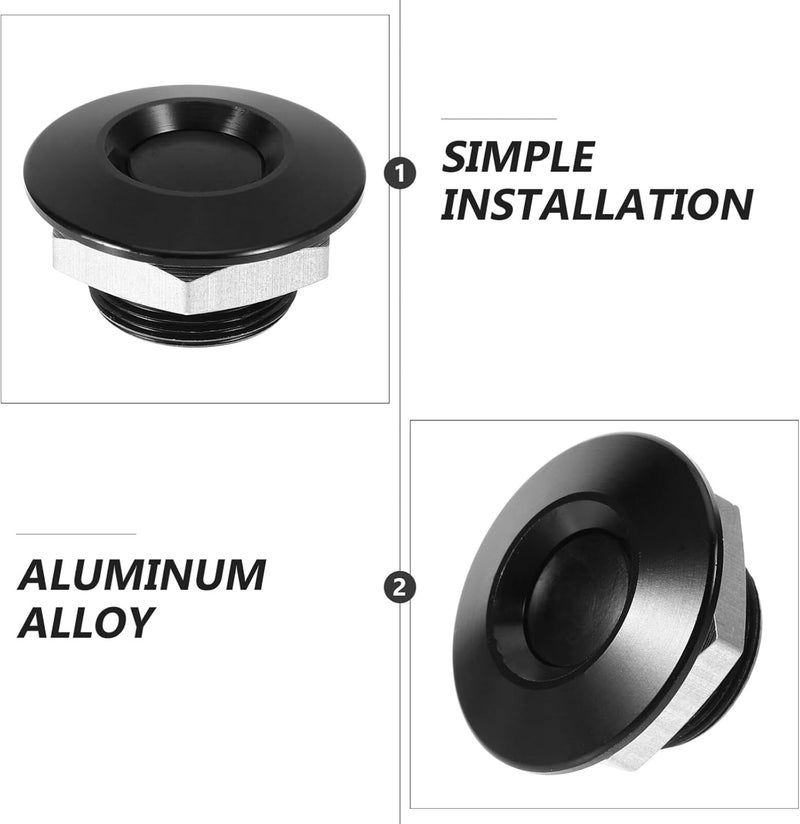 Hood Pin Lock Hood Latches Quick Release Latch Kit Push Button Aluminum Alloy Lock for Car - Image 5