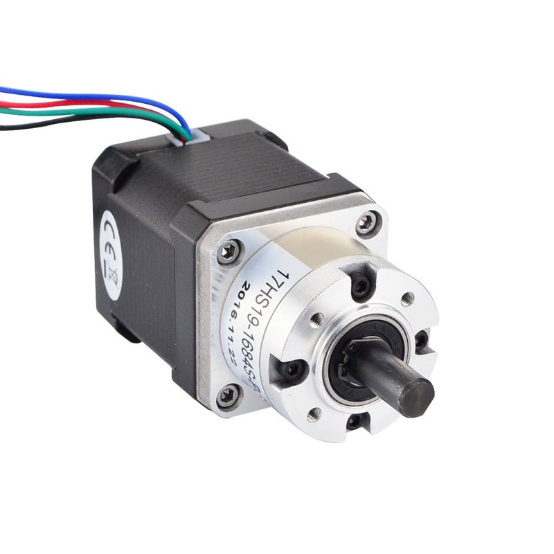 STEPPERONLINE Nema 17 Geared Stepper Motor Gear Ratio 5:1 3D Printer Extruder Motor DIY CNC Robotics - Image 4