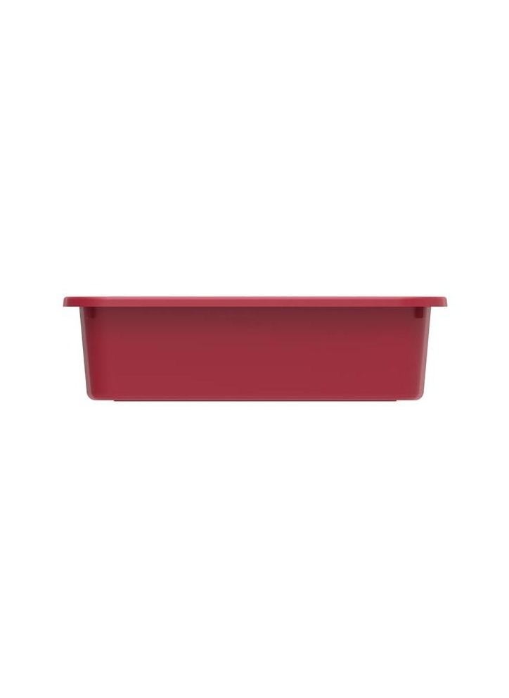 Cosmoplast - Cosmoplast Multipurpose Universal Large Tray (Dark Red, 42 x 31 x 8 cm) - Image 1