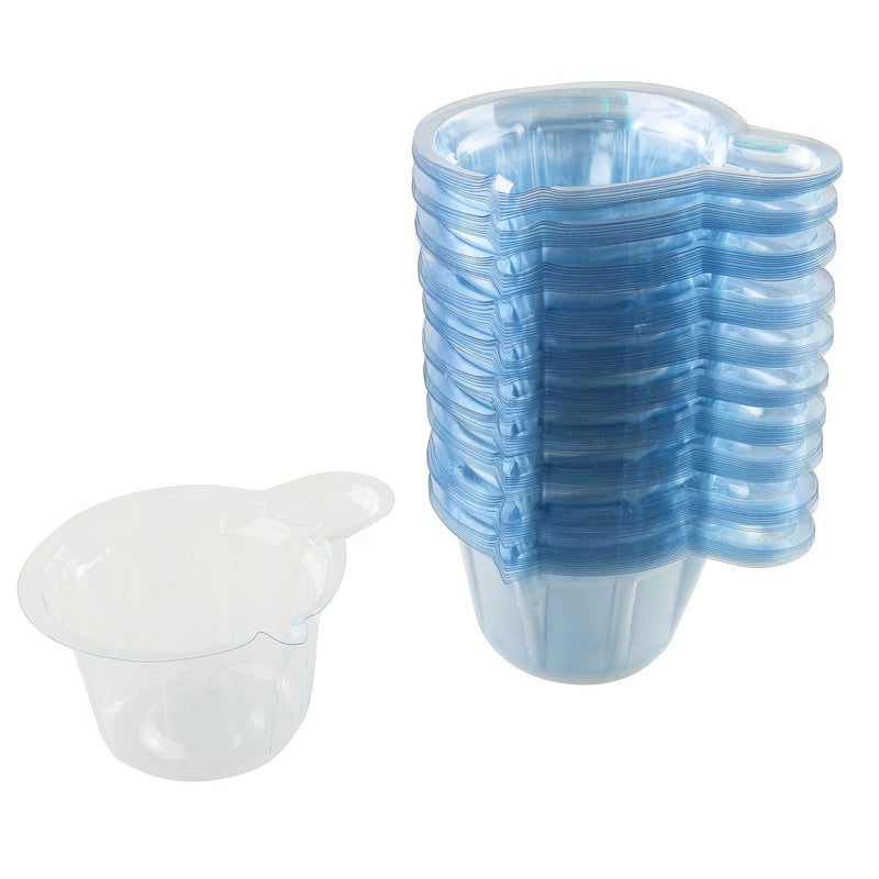 Tegg Mixing Cup 100PCS 40 ml Clear Plastic Disposable Dispensing Cups Dispensers for DIY Epoxy Resin Jewelry Making - Image 1