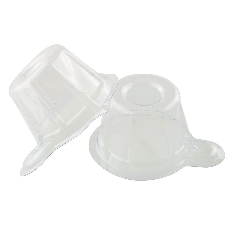 Tegg Mixing Cup 100PCS 40 ml Clear Plastic Disposable Dispensing Cups Dispensers for DIY Epoxy Resin Jewelry Making - Image 3