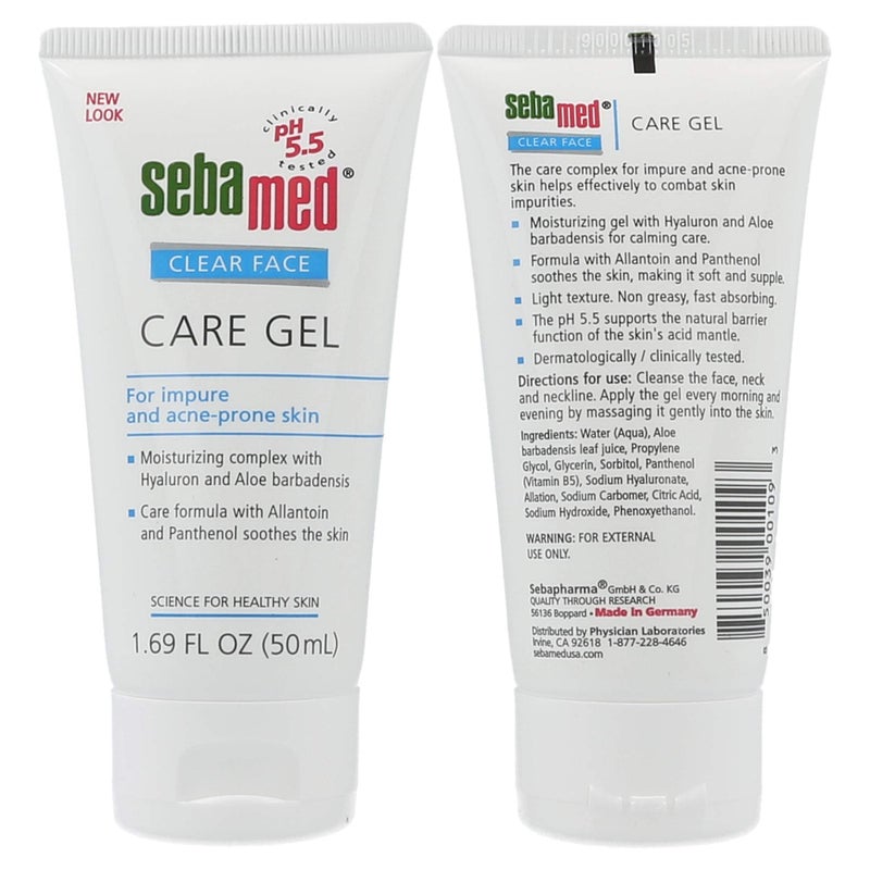 SEBAMED Clear Face Care Gel 50ml - (Pack of 2) - Image 3