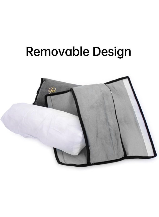 ECVV Car Seat Belt Pillow, Seatbelt Cover Pads Neck Support, Vehicle Shoulder Sleep Cushion, Safety Strap Headrest Harness Pad Protect Rubbing for Adults and Children - Image 3